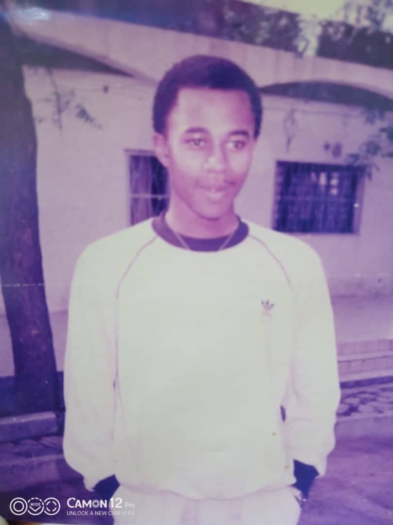 Mahamouda Salouhou as a young man in Nkongsamba, Cameroon