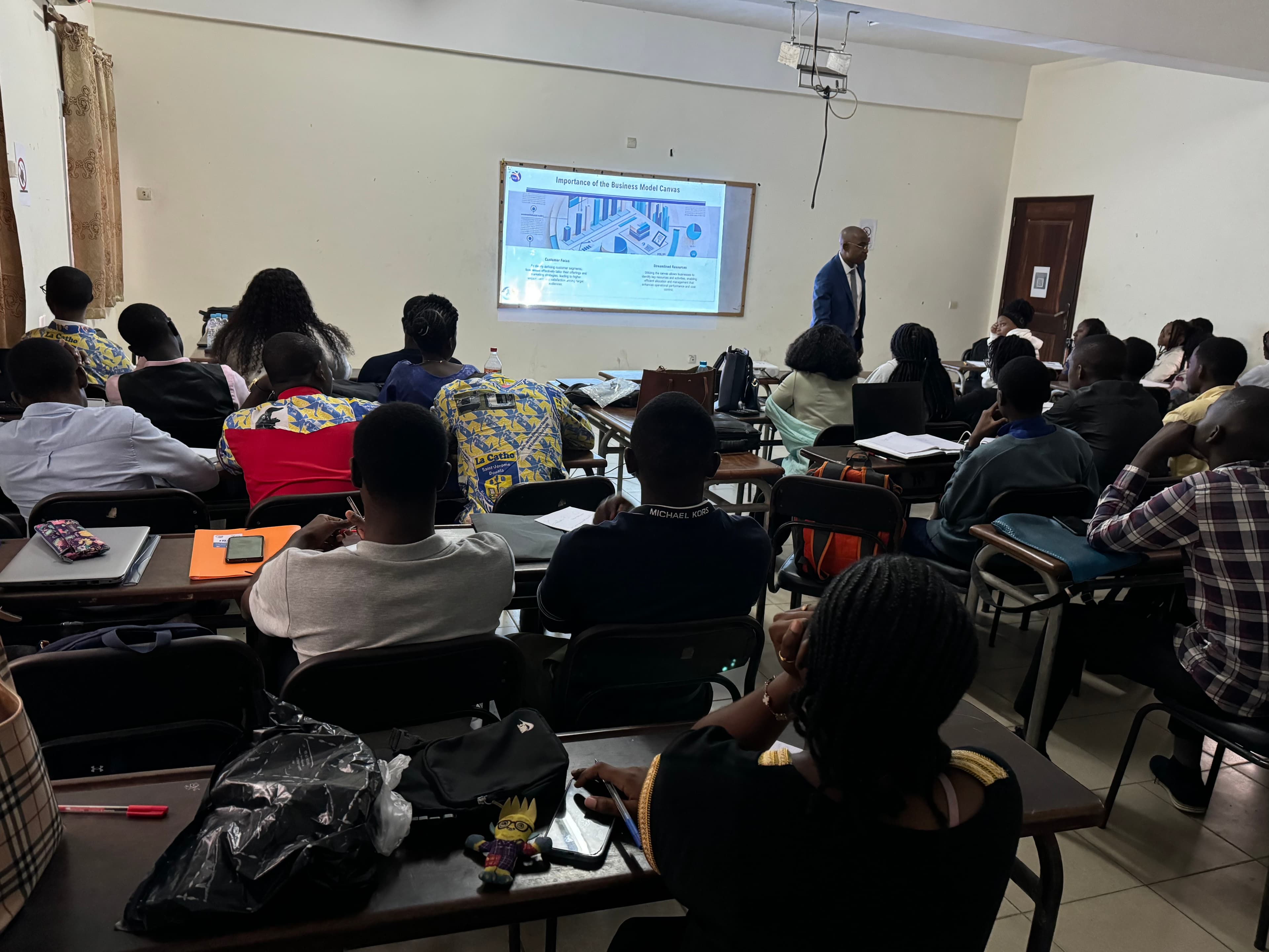 STEM+ laboratory and students